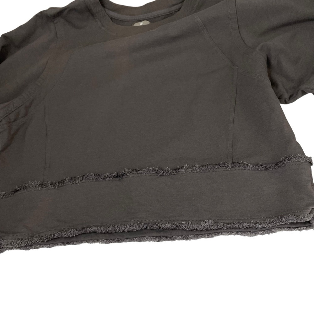 Free People FP Movement Where The Wind Blows Gray Pullover Sweatshirt - Picture 9 of 14